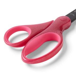 134582 Sparkle Non stick SoftGrip Student Scissors 7in Pink D2 1x1