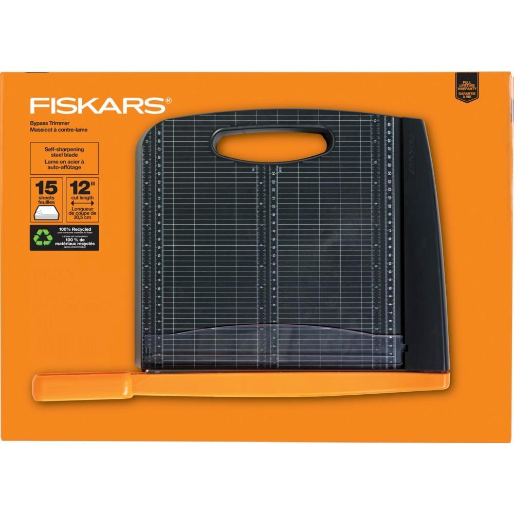 154520 1002 Recycled Bypass Paper Trimmer 12in PKG2 HR