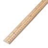 153590 Wood Ruler 12in D1 1x1