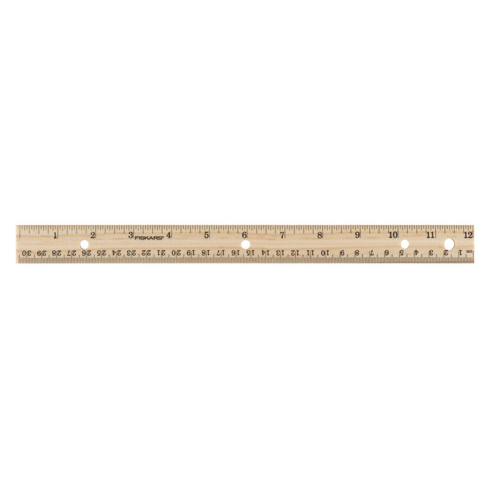 153590 Wood Ruler 12in HR