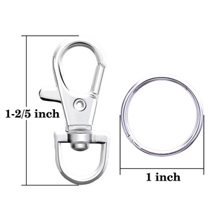 Screenshot 2024 11 19 at 23 13 32 30pcs Metal Swivel Lanyard Snap Hooks and Split Key Rings Chain Hook Keychain for DIY Key chain Making AliExpress 36