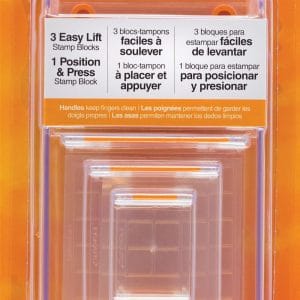 Square Medium 106150 1001 Stamp Block Set 4pc PKG HR