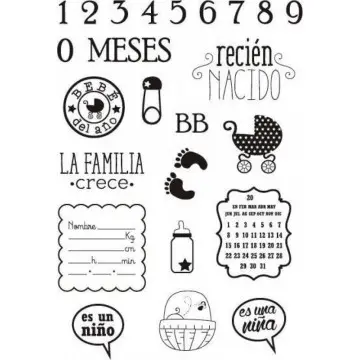 Sello Llega el bebé