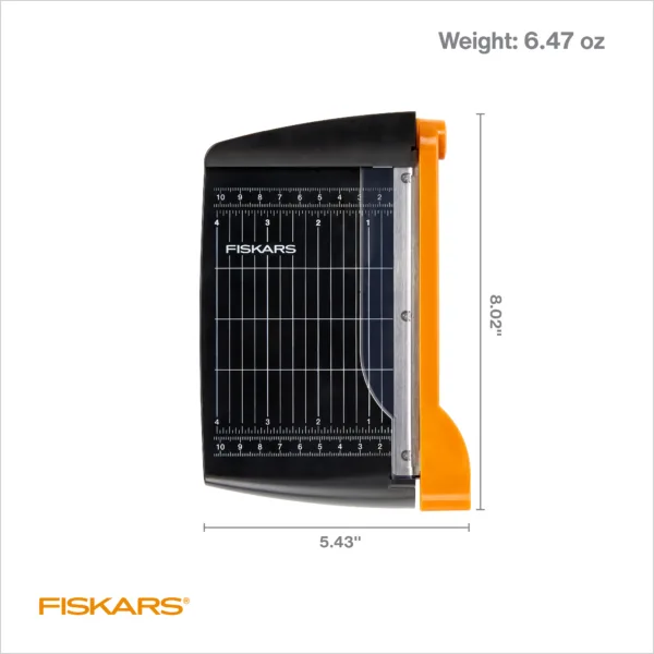 177530 Fiskars Trimmer Bypass Recycled 6in dimensions 1x1