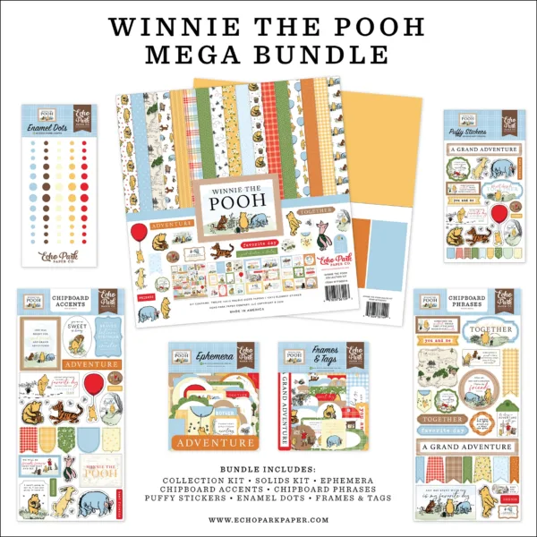 Kit Mega Colección Echo Park – Winnie the Pooh