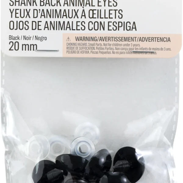 Ojos de Animal con Espiga 20 mm