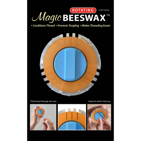 Magic Beeswax – Dispensador Giratorio para Encerado de Hilos