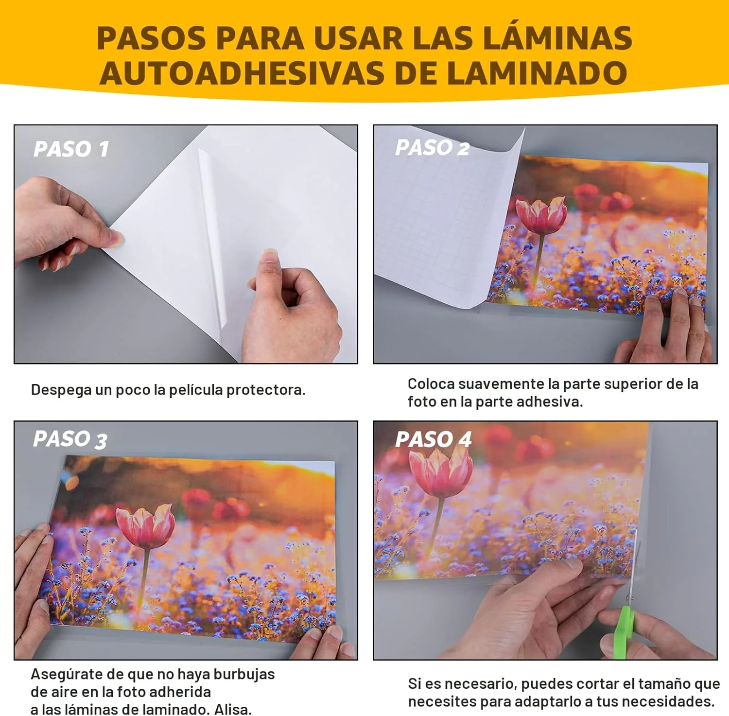 laminante paso a paso