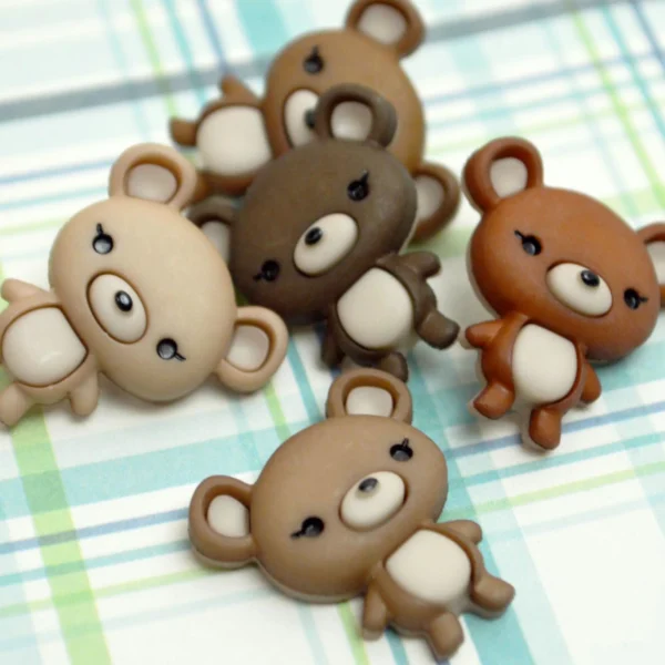 Botones decorativos Bear Hugs