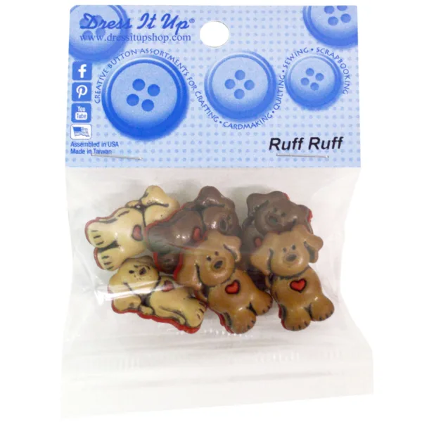 Botones decorativos Ruff Ruff