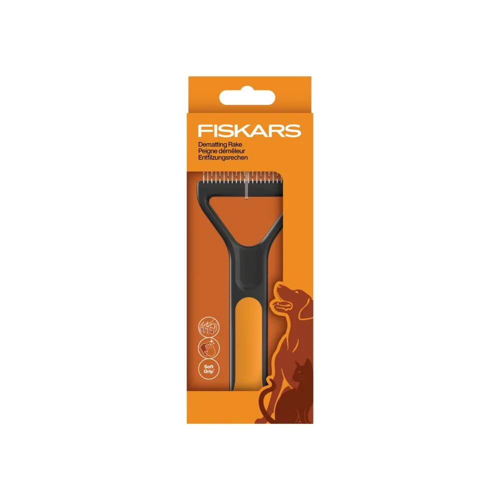 Square Medium-2009136_Pet Care_Dematting Rake_PKG Square Medium 2009136 Pet Care Dematting Rake PKG