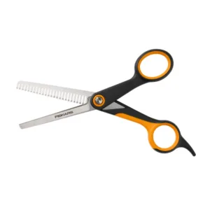 Square Medium 364520 Fiskars Pet Care Blending Scissors Open