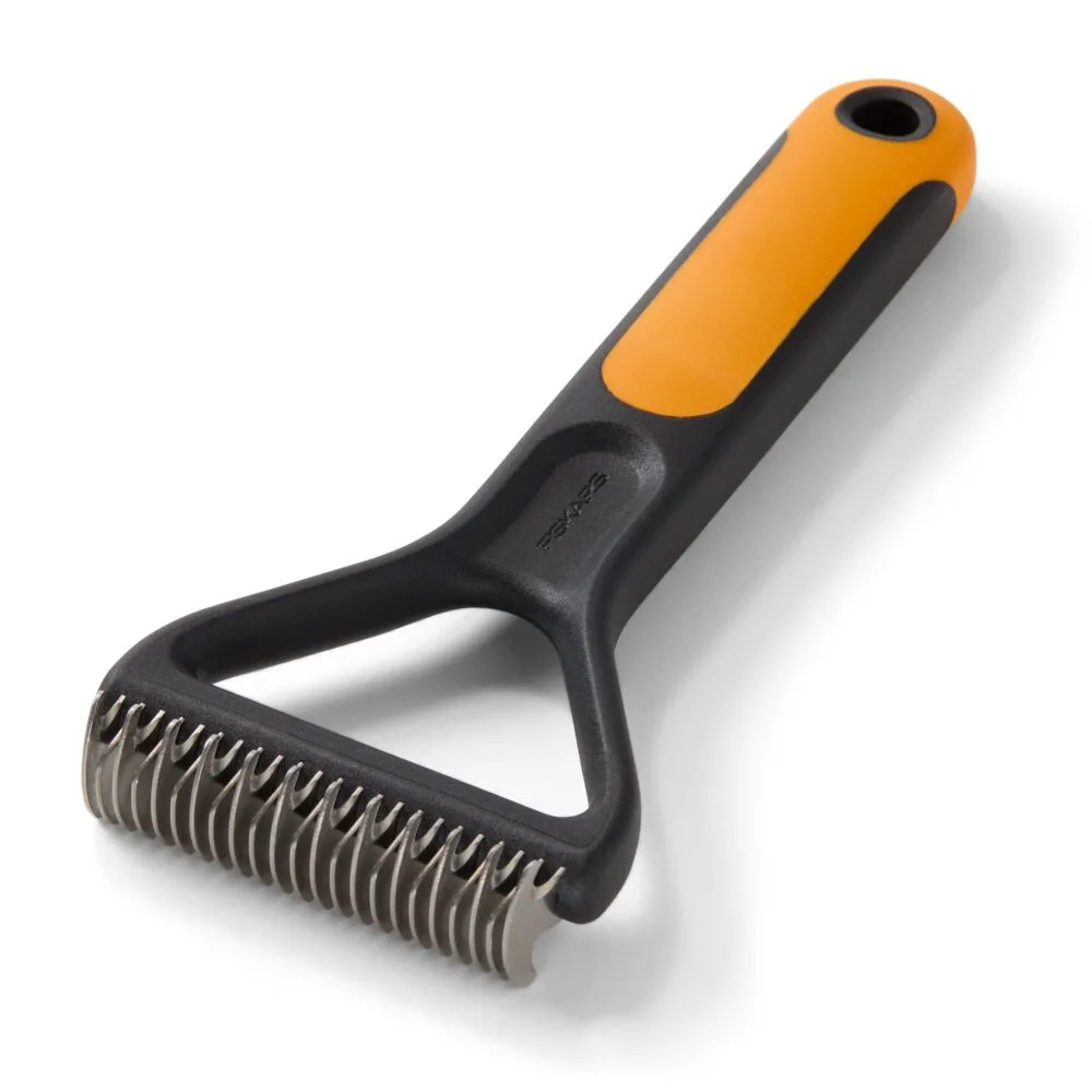 Square Medium-364540_Fiskars_Pet Care_Dematting Rake_3-4 Square Medium 364540 Fiskars Pet Care Dematting Rake 3 4