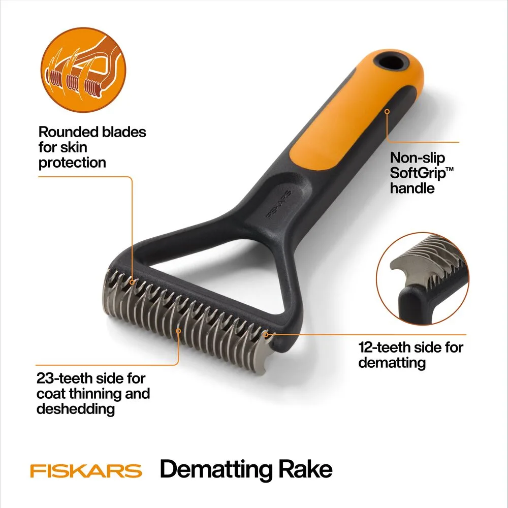 Square Medium-364540_Pet Care_Dematting Rake_Anatomy Square Medium 364540 Pet Care Dematting Rake Anatomy