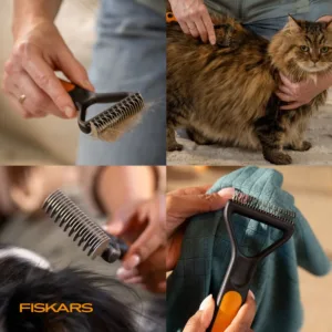 Square Medium-364540_Pet Care_Dematting Rake_Feature 6 Square Medium 364540 Pet Care Dematting Rake Feature 6