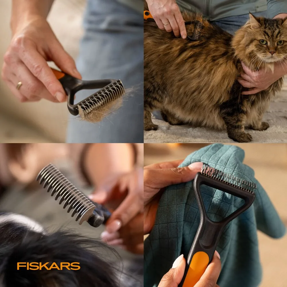 Square Medium-364540_Pet Care_Dematting Rake_Feature 6 Square Medium 364540 Pet Care Dematting Rake Feature 6