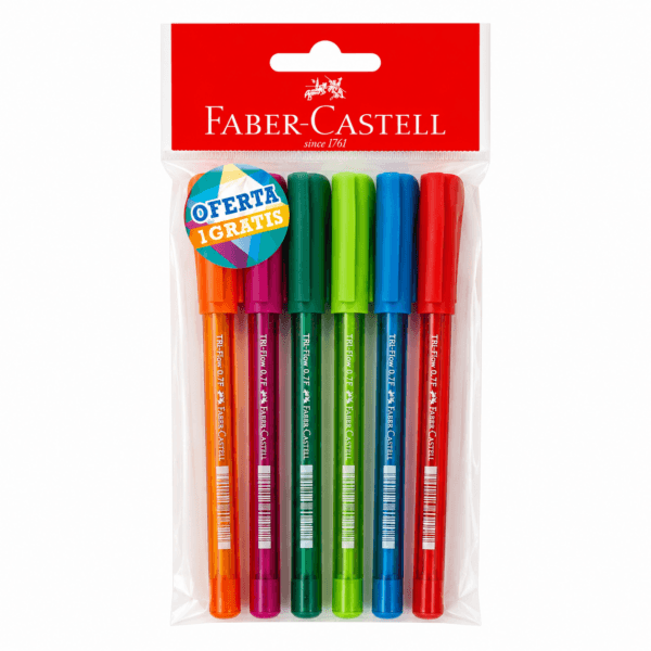 Inicio 4 Set de Lapiceros de Colores Cálidos Faber-Castell