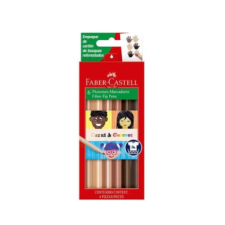 Inicio 3 Set de Marcadores Caras & Colores Faber-Castell