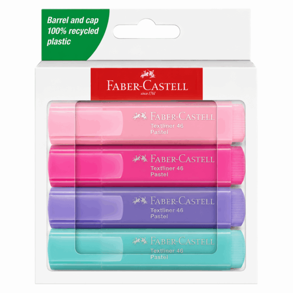 Inicio 15 Set de Resaltadores Pastel Faber-Castell