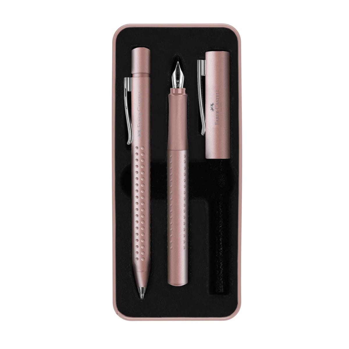 Set Grip Boligrafo Pluma Palo Rosa 201539 1