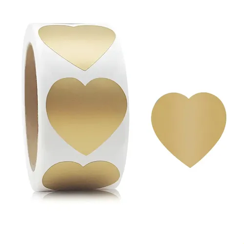 Etiquetas Raspables Corazón