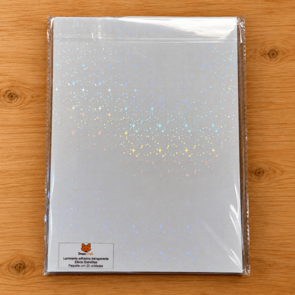 Laminante Adhesivo Efecto Estrellitas