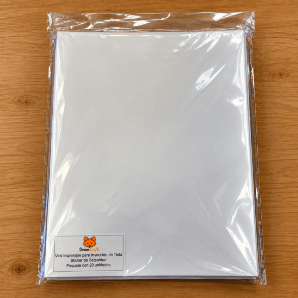 Vinil Adhesivo de Seguridad para Inyección de Tinta